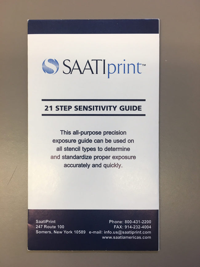 Saati 21 Step Sensitivity Guide(900082)